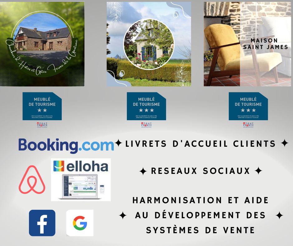 Com' C Facile, assistance professionnels tourisme, développement systèmes de vente, harmonisation calendriers, photos, livrets d'accueil touristes